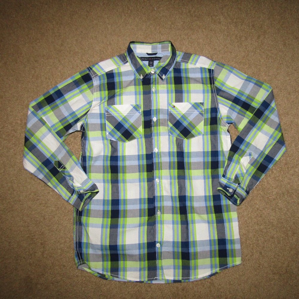 Tommy Hilfiger Old Navy Plaid Shirt Bundle Kids XL
